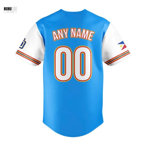 San Diego Padres Filipino Heritage Night Custom Baseball Jersey
