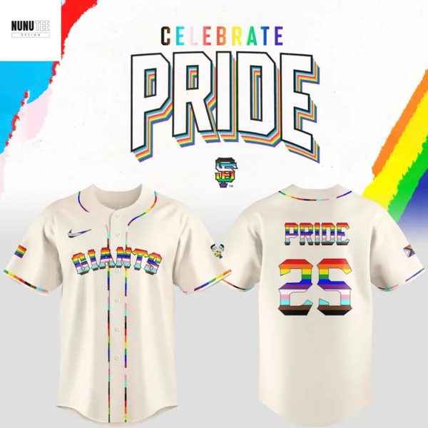 San Francisco Giants 2025 Pride Month Baseball Jersey