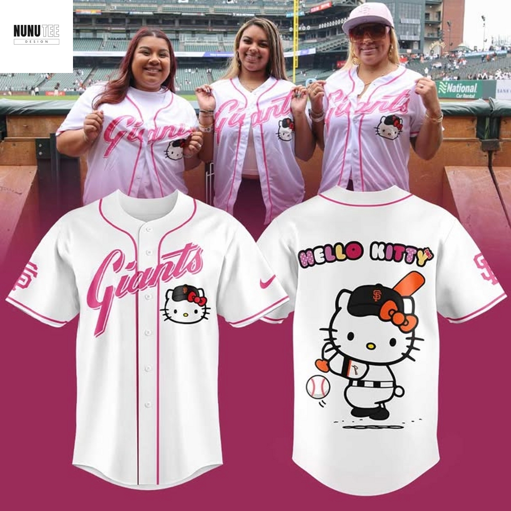 San Francisco Giants Hello Kitty Baseball Jersey San Francisco Giants Hello Kitty Baseball Jersey