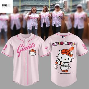San Francisco Giants Hello Kitty Baseball Jersey – Pink