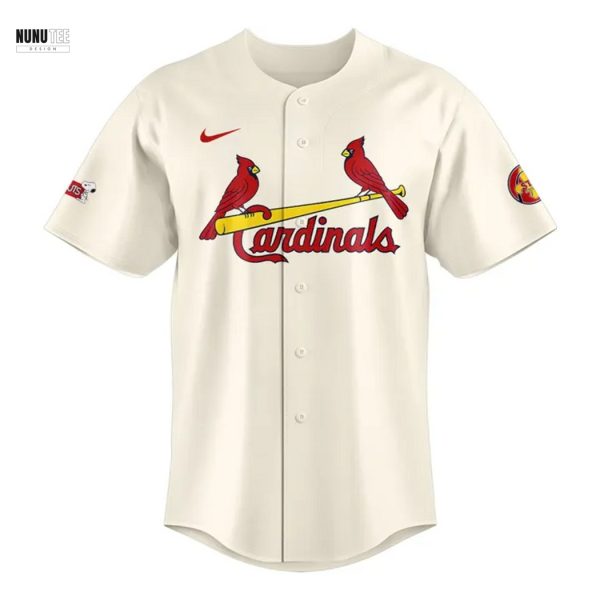 St. Louis Cardinals Peanuts Snoopy Baseball Jersey