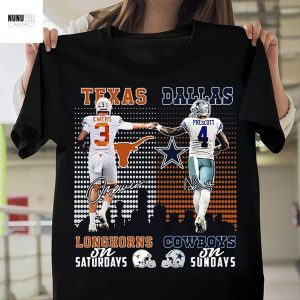Texas Longhorns x Dallas Cowboys Signature Unisex T-Shirt