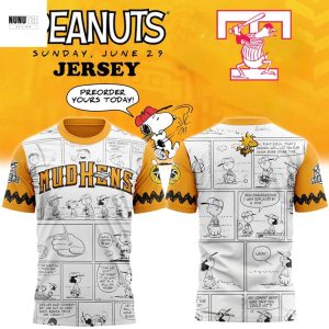 Toledo Mud Hens x Peanuts 3D T-Shirt