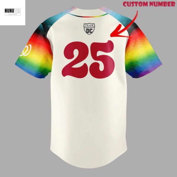 Washington Nationals x Pride Night Baseball Jersey