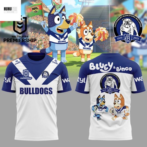 Canterbury Bulldogs Bluey And Bingo 3D T-Shirt