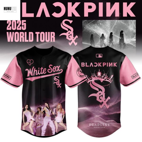 Chicago White Sox x BlackPink 2025 World Tour Baseball Jersey