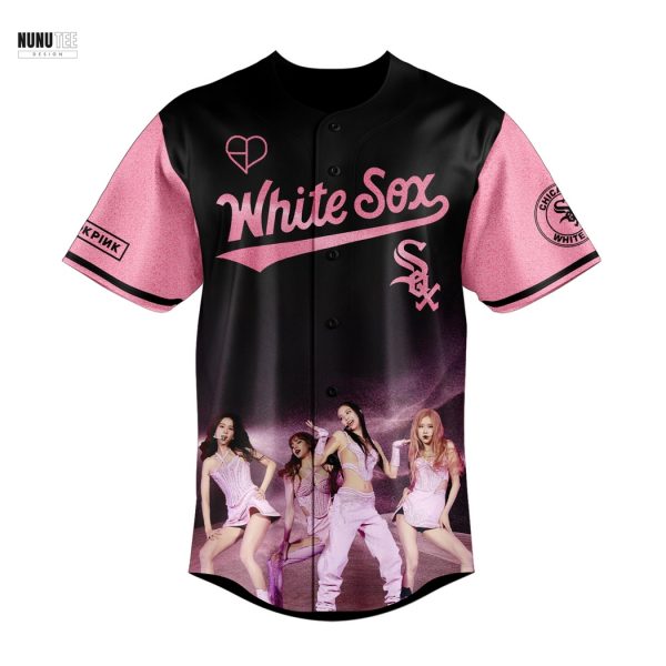 Chicago White Sox x BlackPink 2025 World Tour Baseball Jersey