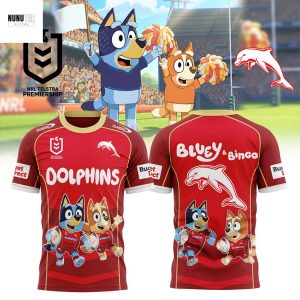 Dolphins Bluey And Bingo 3D T-Shirt