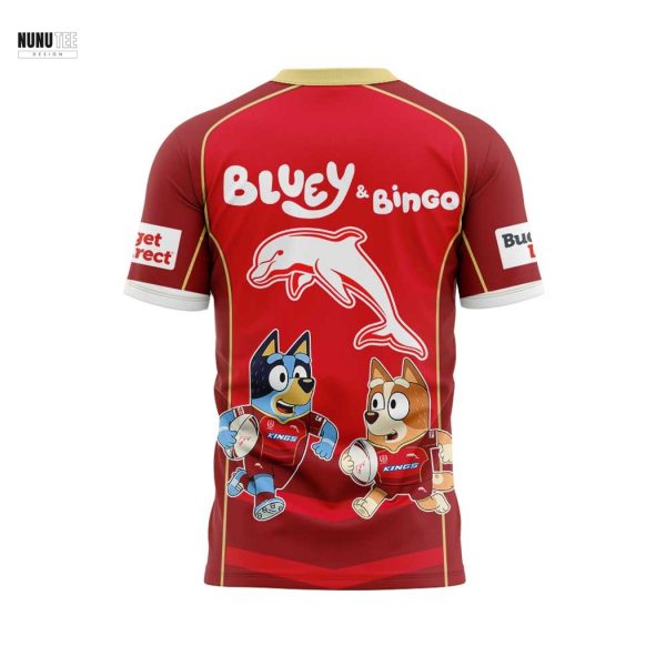 Dolphins Bluey And Bingo 3D T-Shirt