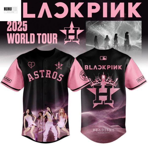 Houston Astros x BlackPink 2025 World Tour Baseball Jersey