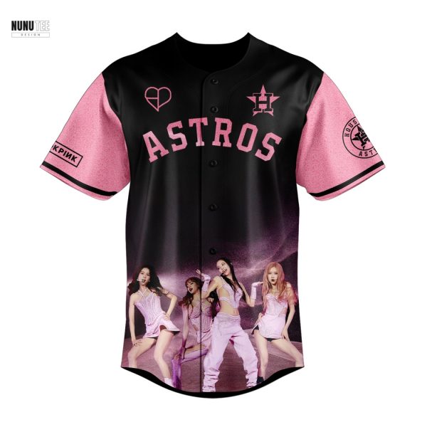 Houston Astros x BlackPink 2025 World Tour Baseball Jersey
