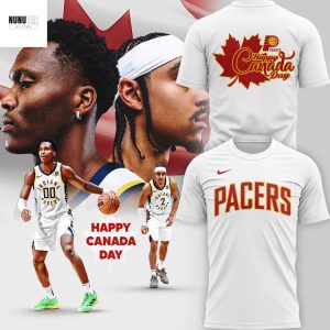 Indiana Pacers Happy Canada Day 3D T-Shirt