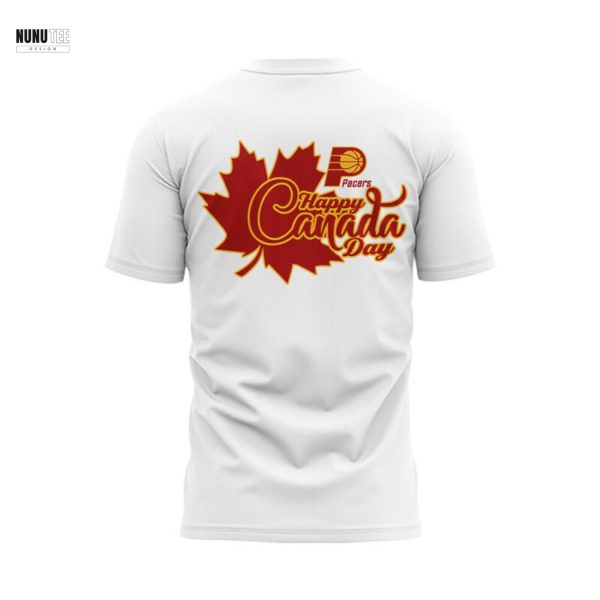 Indiana Pacers Happy Canada Day 3D T-Shirt