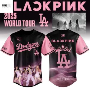 Los Angeles Dodgers x BlackPink 2025 World Tour Baseball Jersey