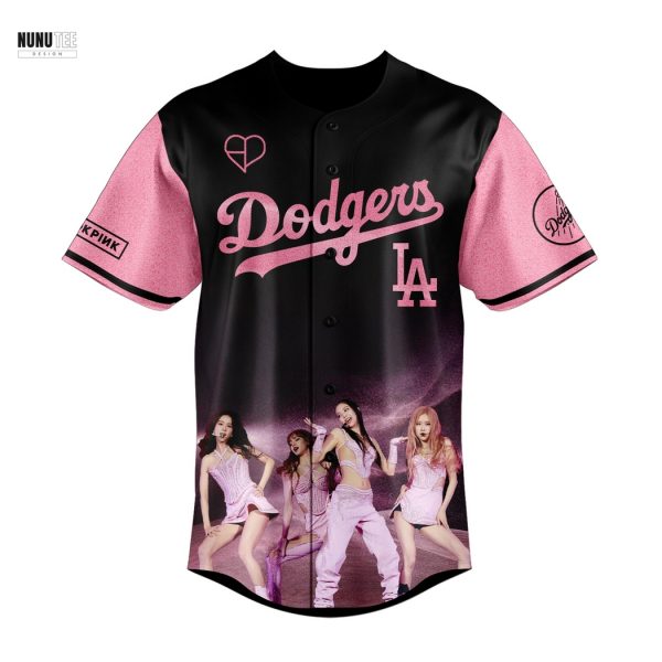 Los Angeles Dodgers x BlackPink 2025 World Tour Baseball Jersey