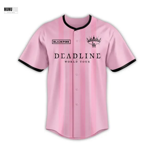 Los Angeles Dodgers x Blackpink World Tour Deadline Baseball Jersey