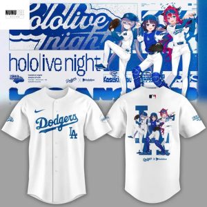 Los Angeles Dodgers x Hololive En Night Baseball Jersey