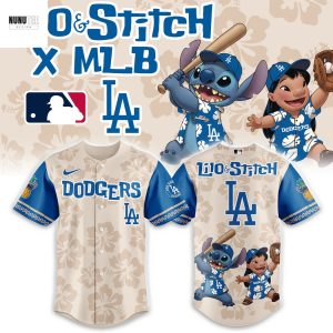 Los Angeles Dodgers x Lilo & Stitch 2025 Baseball Jersey