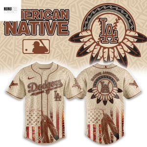 Los Angeles Dodgers x Native American Heritage 2025 Baseball Jersey
