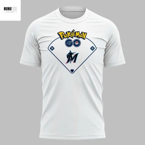 Miami Marlins Pok Emon Go Team Valor 3D T-Shirt
