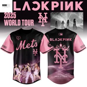 New York Mets x BlackPink 2025 World Tour Baseball Jersey