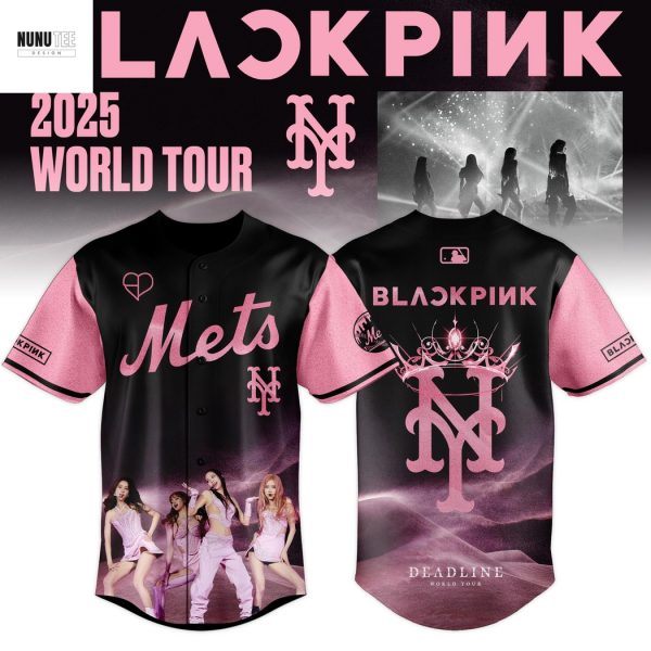 New York Mets x BlackPink 2025 World Tour Baseball Jersey