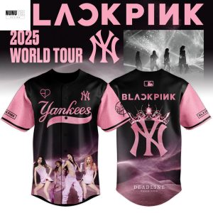 New York Yankees x BlackPink 2025 World Tour Baseball Jersey