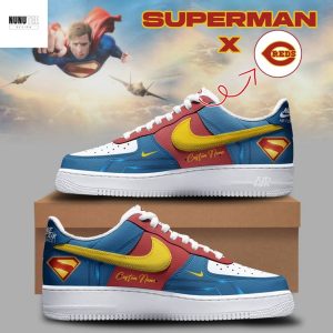 Personalized Cincinnati Reds x Superman Air Force 1
