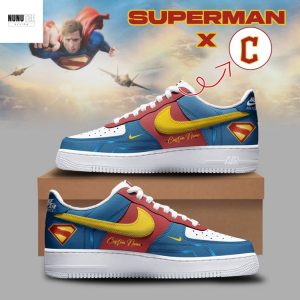 Personalized Cleveland Guardians x Superman Air Force 1