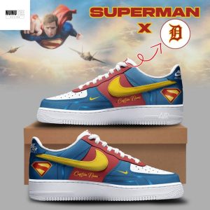 Personalized Detroit Tigers x Superman Air Force 1