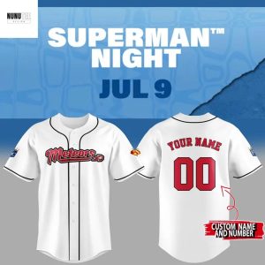 Personalized Kansas City Royals Superman Night Metropolis Meteors Baseball Jersey