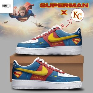 Personalized Kansas City Royals x Superman Air Force 1