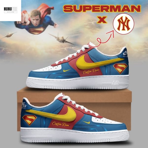 Personalized New York Yankees x Superman Air Force 1