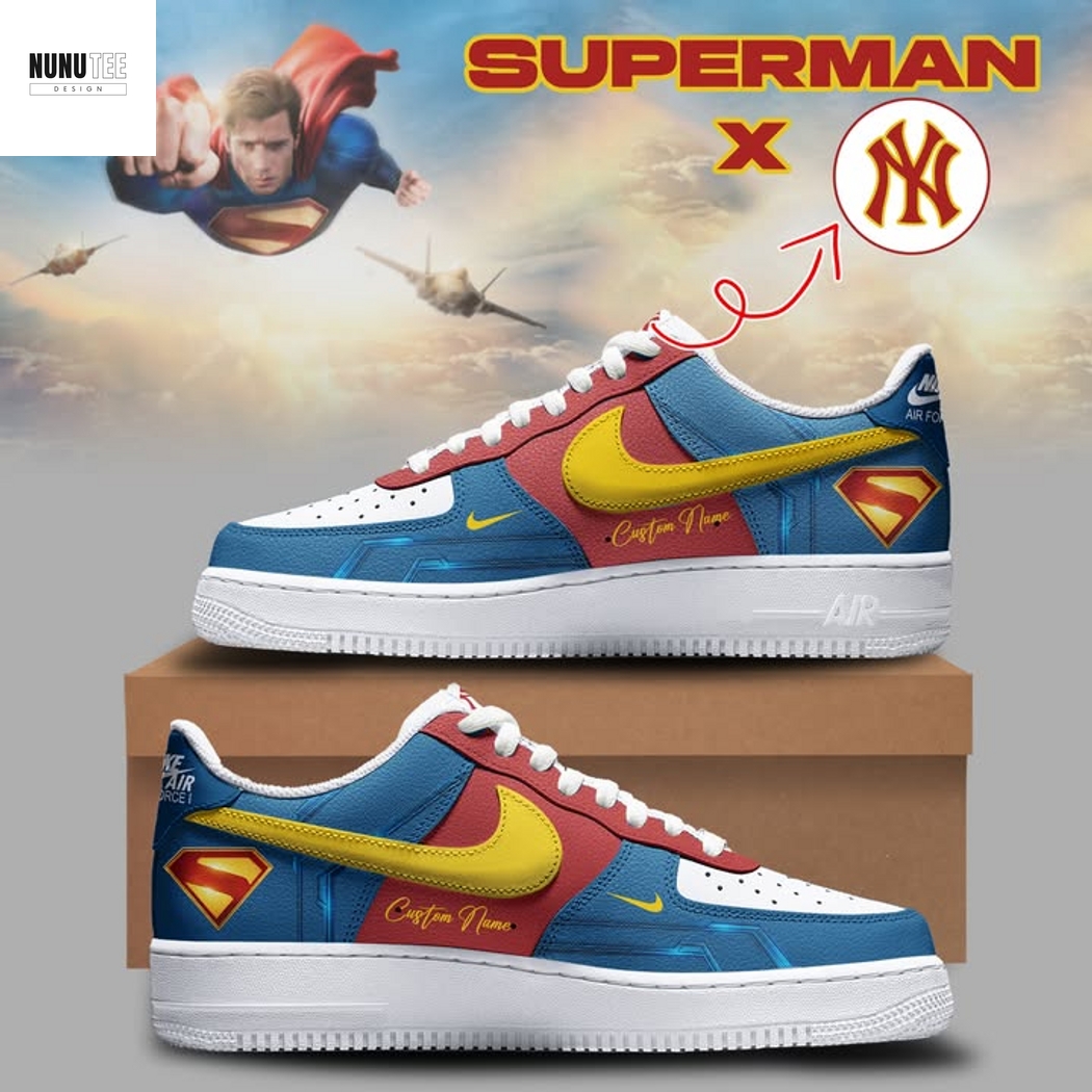 Personalized New York Yankees x Superman Air Force 1 Personalized New York Yankees x Superman Air Force 1