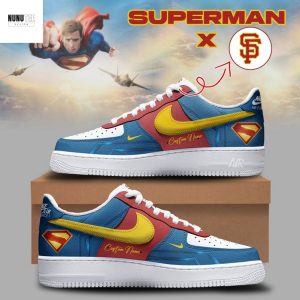 Personalized San Francisco Giants x Superman Air Force 1