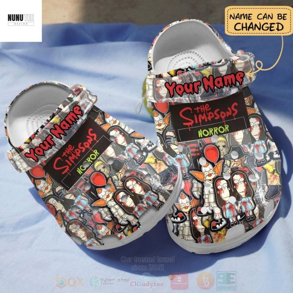 Personalized The Simpsons Horror Crocs