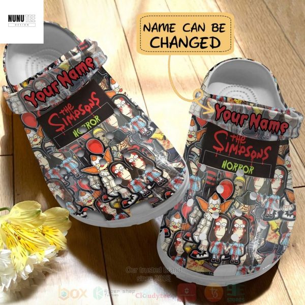 Personalized The Simpsons Horror Crocs