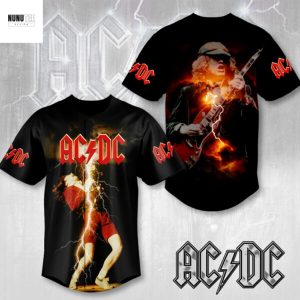 Rock Music x Angus Young AC DC Baseball Jersey