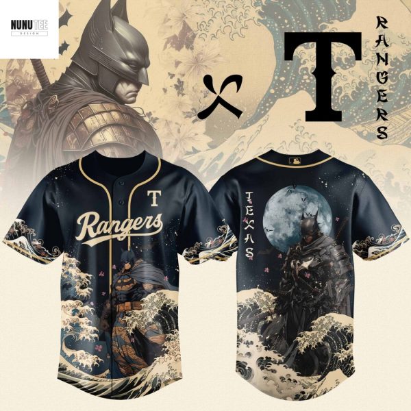 Texas Rangers Batman Baseball Jersey